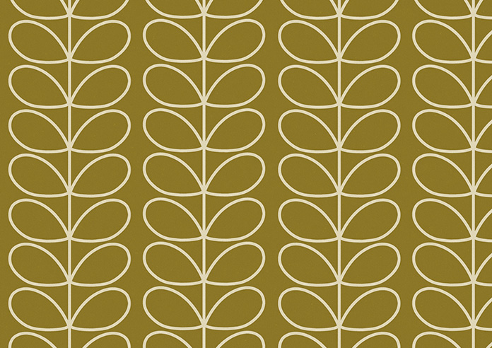 Orla Kiely Linear Stem, Seagrass - Twist&Fit Roman Blind - Image 8